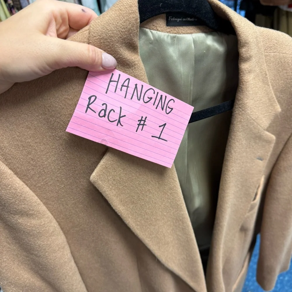 Brown Camel Tan Wool Blazer Made in Canada Classic Tailored Mens Jacket - Picture 11 of 11